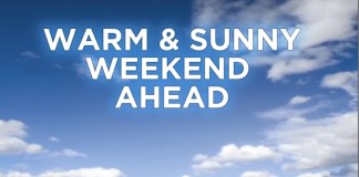 Light showers this morning, blue skies this weekend