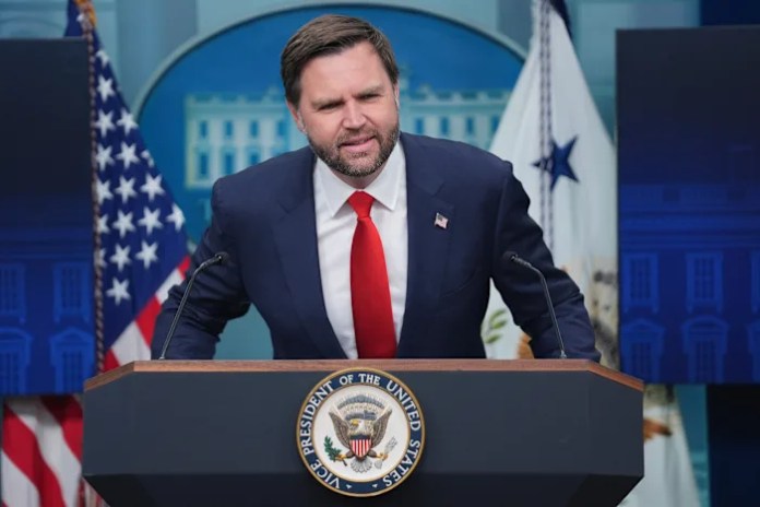 JD Vance dismisses bipartisan outrage over racist and offensive Young Republican group chat