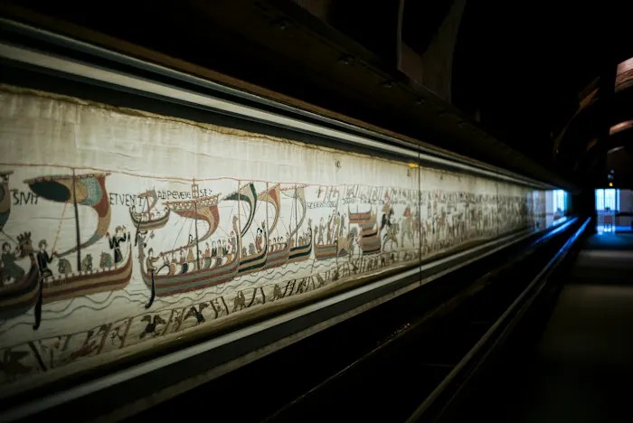 With the Bayeux Tapestry that tells of their long rivalry, France and Britain are making nice With the Bayeux Tapestry that tells of their long rivalry, France and Britain are making nice