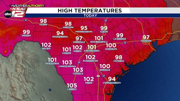 Today could be our hottest day this week
