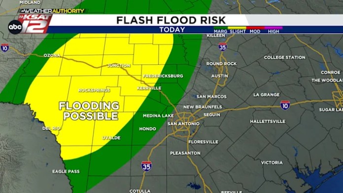 New flooding concerns from Uvalde to Rocksprings this morning