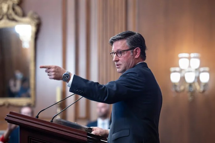 Speaker Johnson keeps the House away as he fights to end the government shutdown