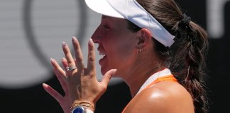 Madison Keys beaten by podcast partner Jessica Pegula one minute, and cheering for her the next