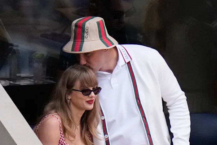 Dispatcher shakes it off after announcing Taylor Swift and Travis Kelce’s engagement over scanner Dispatcher shakes it off after announcing Taylor Swift and Travis Kelce’s engagement over scanner