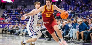 TCU reels off final 12 points to upset No. 5 Iowa State 62-55