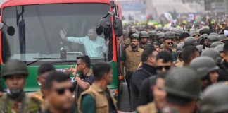 Son of former Bangladesh prime minister returns after 17 years in exile with a chance to lead