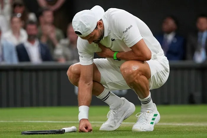 3-time Grand Slam semifinalist Grigor Dimitrov is out of the US Open with an injured chest muscle 3-time Grand Slam semifinalist Grigor Dimitrov is out of the US Open with an injured chest muscle