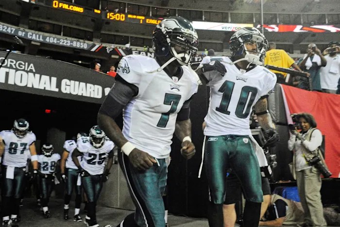 From NFL stars to HBCU head coaches: Vick and Jackson on same path as they briefly reunite in Philly From NFL stars to HBCU head coaches: Vick and Jackson on same path as they briefly reunite in Philly