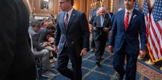 The Latest: House returns to vote on ending the shutdown after nearly 2 months kept away