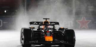 Lando Norris takes pole in rainy Las Vegas qualifying, Verstappen bumped to second