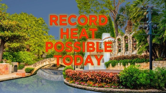Record-challenging heat, fire danger today Record-challenging heat, fire danger today