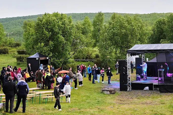 A rap festival near the Arctic Ocean delights crowds under the midnight sun A rap festival near the Arctic Ocean delights crowds under the midnight sun