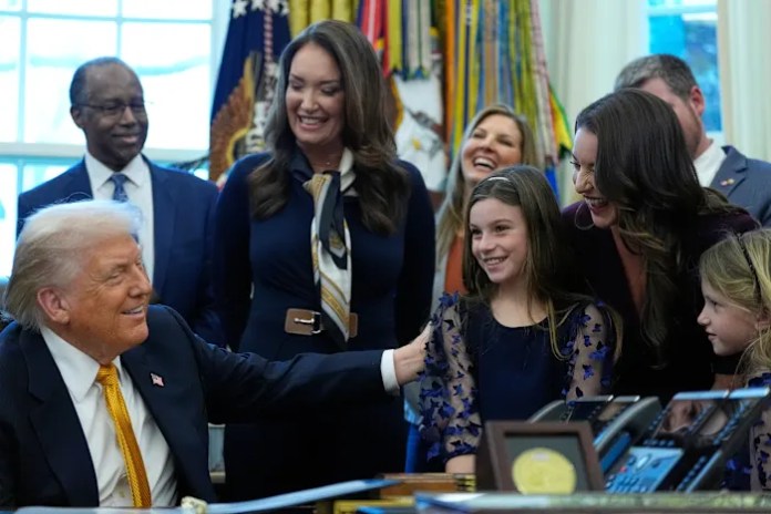 Milk gets a perch on Trump’s desk but takes a back seat at bill signing Milk gets a perch on Trump’s desk but takes a back seat at bill signing