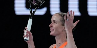 ‘Emotional’ Coco Gauff smashes racket in frustration after Australian Open loss