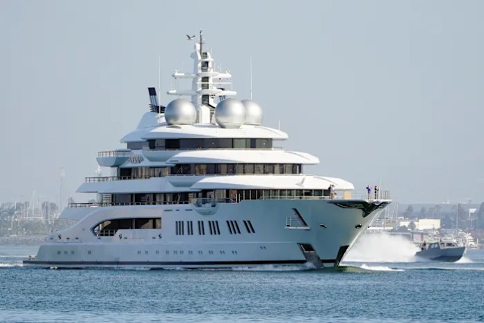 US is auctioning $325M Russian superyacht Amadea, which boasts 8 state rooms, helipad, gym and spa