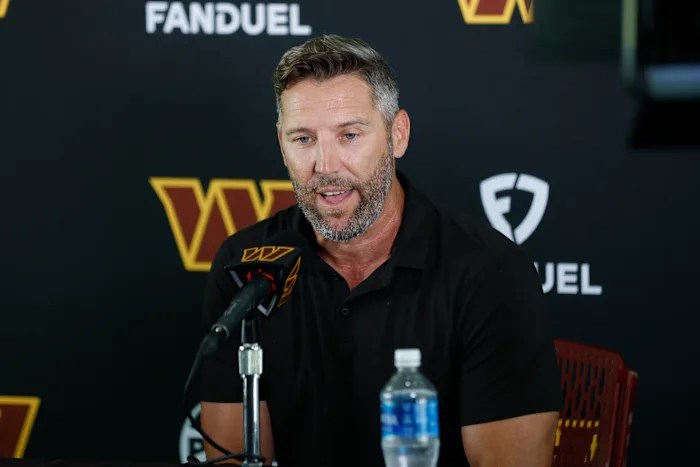 Commanders GM says non-football topics such as President Trump’s comments don’t reach him Commanders GM says non-football topics such as President Trump’s comments don’t reach him