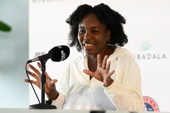 Venus Williams wins a doubles match at Washington in her first tournament in more than a year Venus Williams wins a doubles match at Washington in her first tournament in more than a year