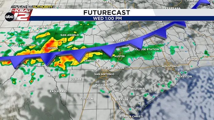 Zeroing in on Wednesday for front, rain chance | FROUSA