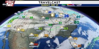 WEEKEND FORECAST: Warming Up with Good Travel Weather