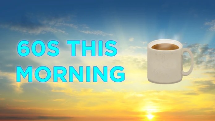 A beautiful morning is underway; more ahead