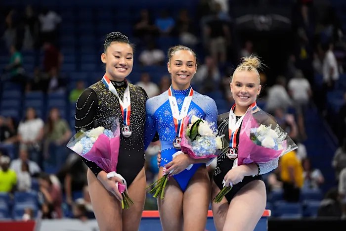 Olympian Hezly Rivera edges Leanne Wong for victory at the US gymnastics championships Olympian Hezly Rivera edges Leanne Wong for victory at the US gymnastics championships