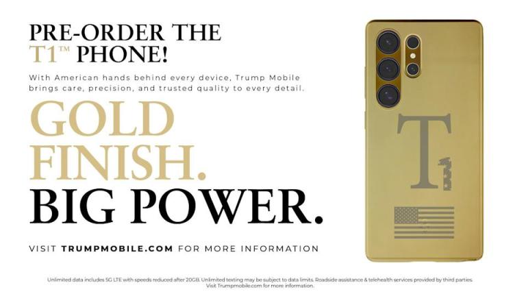 Trump Mobile is promoting its smartphone with terribly edited photos of other brands’ products Trump Mobile is promoting its smartphone with terribly edited photos of other brands’ products