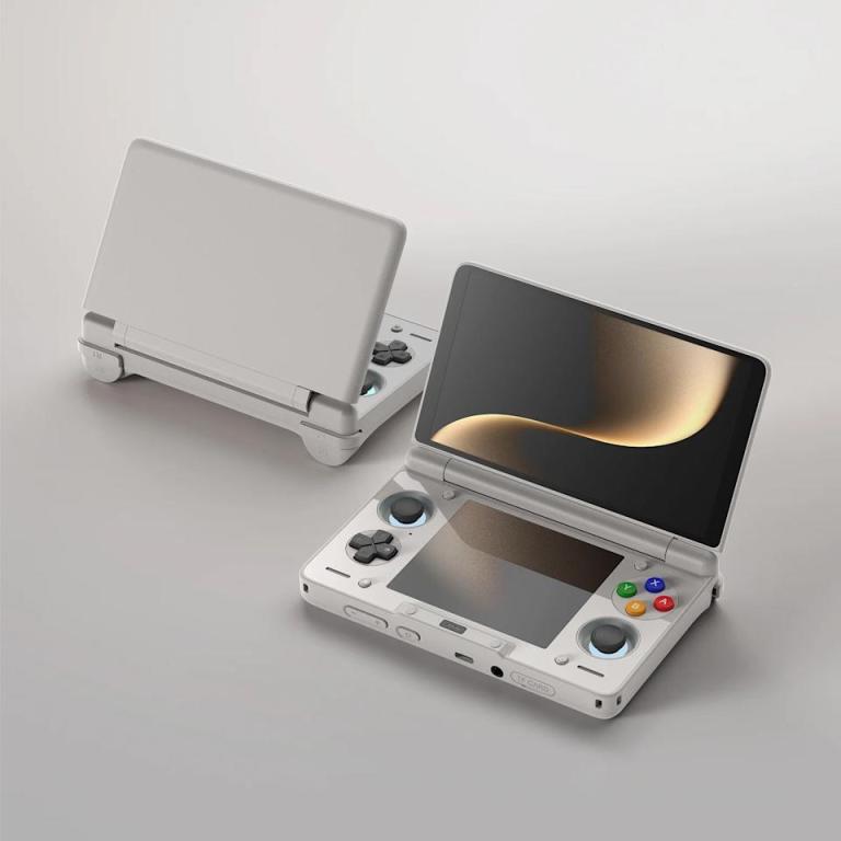 Ayn reveals a Nintendo DS-style handheld that comes in the classic Game Boy Color purple Ayn reveals a Nintendo DS-style handheld that comes in the classic Game Boy Color purple