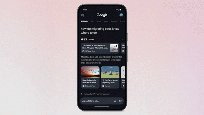 Google expands AI Mode with extra features for search