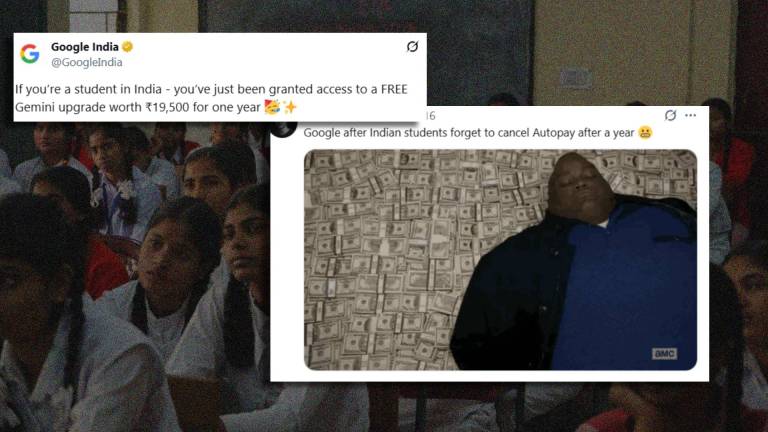 Internet Erupts As Google Offers Free Gemini AI Package Worth Rs 19,500 For Students In India Internet Erupts As Google Offers Free Gemini AI Package Worth Rs 19,500 For Students In India