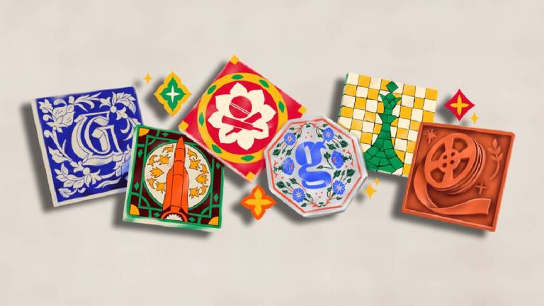 Google Doodle Celebrates India’s 79th Independence Day Featuring Tile Works Showcasing Country’s Achievements Google Doodle Celebrates India’s 79th Independence Day Featuring Tile Works Showcasing Country’s Achievements