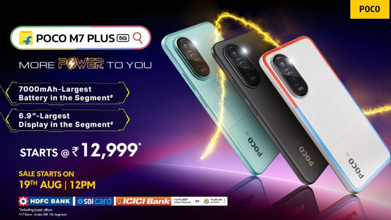 Poco M7 Plus 5G With Snapdragon 6s Gen 3 SoC, 7,000mAh Battery Launched In India: Check Details Poco M7 Plus 5G With Snapdragon 6s Gen 3 SoC, 7,000mAh Battery Launched In India: Check Details