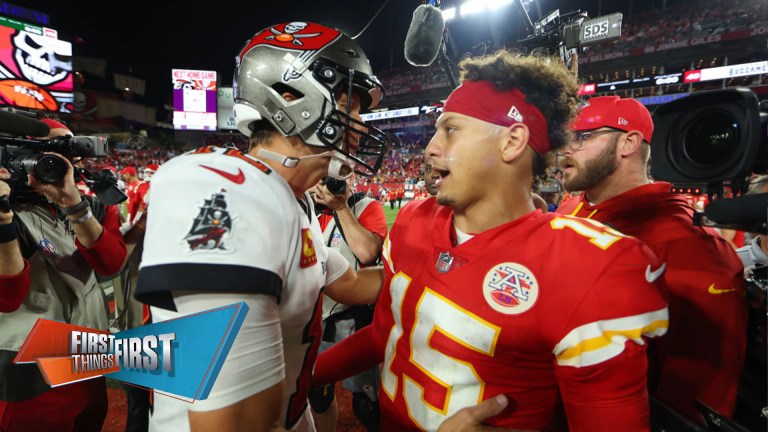 Tom Brady on Patrick Mahomes: 'In the biggest moments, you can depend on him the most' | First Things First Tom Brady on Patrick Mahomes: 'In the biggest moments, you can depend on him the most' | First Things First