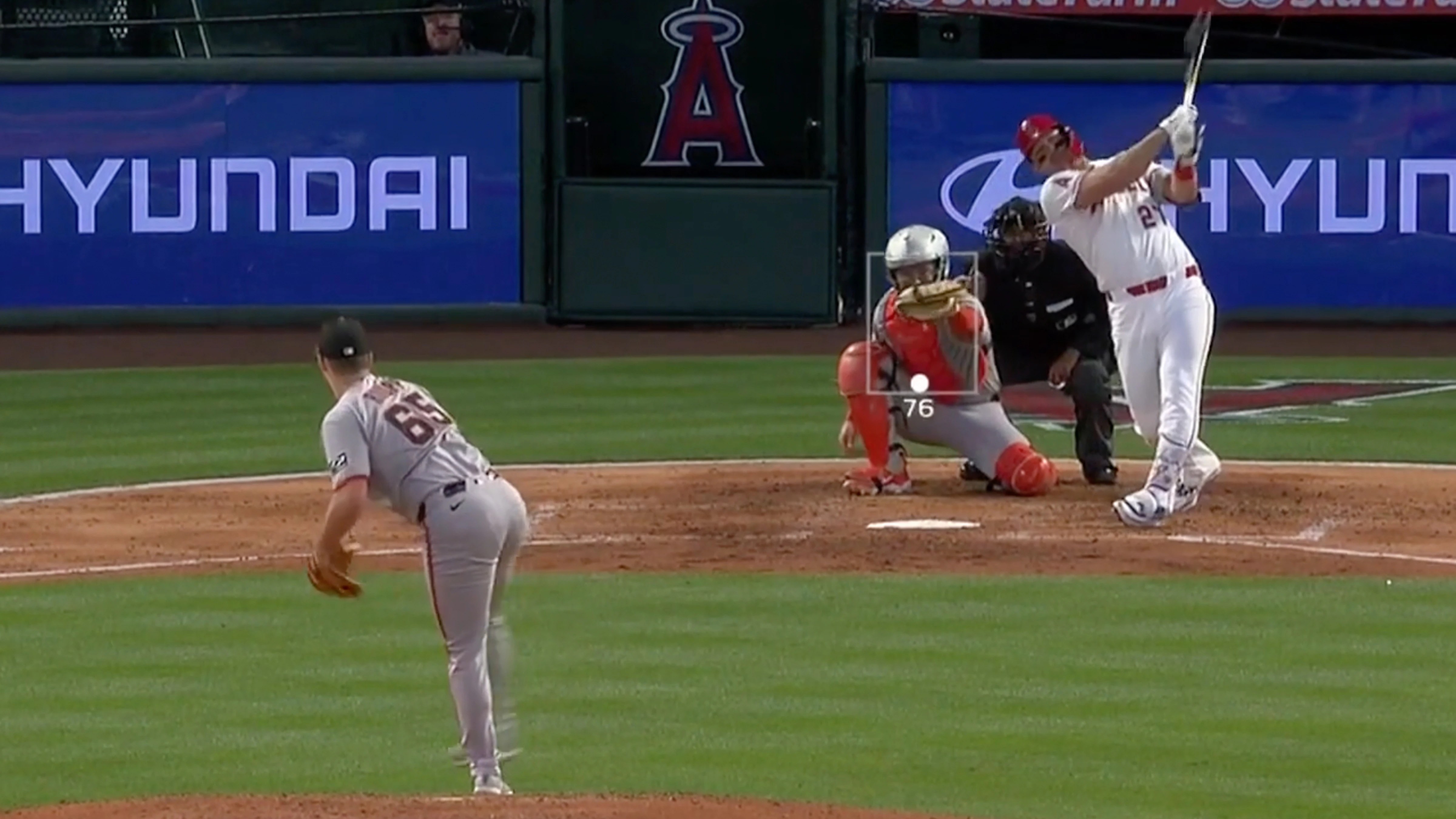 Angels’ Mike Trout crushes a 484-foot solo home run vs. Giants | FROUSA Media