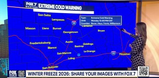 Austin weather: Extreme Cold Warning and icy conditions