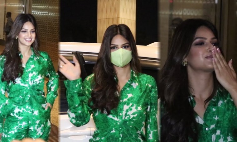 Harnaaz Kaur Sandhu Miss Universe 2021 Video – Spotted At Mumbai Airport Today Harnaaz Kaur Sandhu Miss Universe 2021 Video – Spotted At Mumbai Airport Today