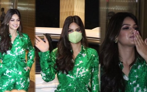 Harnaaz Kaur Sandhu Miss Universe 2021 Video – Spotted At Mumbai Airport Today Harnaaz Kaur Sandhu Miss Universe 2021 Video – Spotted At Mumbai Airport Today