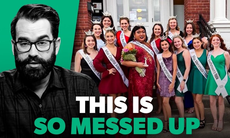 An Obese Man Won A Woman's Beauty Pageant An Obese Man Won A Woman's Beauty Pageant