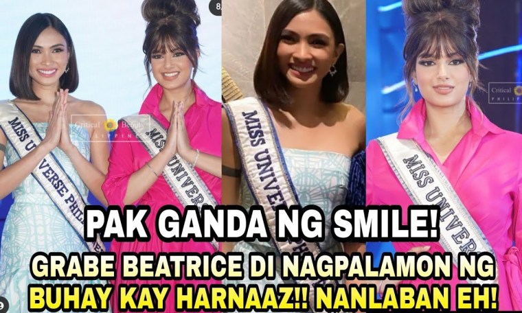 DI NAGPALAMON NG BUHAY SI BEATRICE KAY HARNAAZ SA EVENT NGAYONG ARAW! ms universe Philippines 2022 DI NAGPALAMON NG BUHAY SI BEATRICE KAY HARNAAZ SA EVENT NGAYONG ARAW! ms universe Philippines 2022