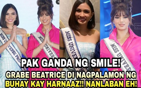 DI NAGPALAMON NG BUHAY SI BEATRICE KAY HARNAAZ SA EVENT NGAYONG ARAW! ms universe Philippines 2022 DI NAGPALAMON NG BUHAY SI BEATRICE KAY HARNAAZ SA EVENT NGAYONG ARAW! ms universe Philippines 2022