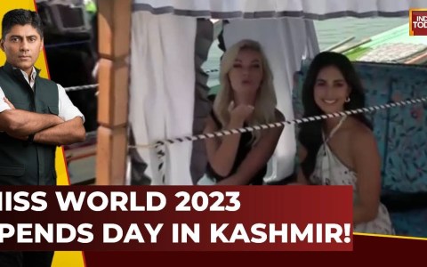 Miss World Karolina Bielawska, Other Beauty Pageant Winners Spend A Day In Srinagar Miss World Karolina Bielawska, Other Beauty Pageant Winners Spend A Day In Srinagar