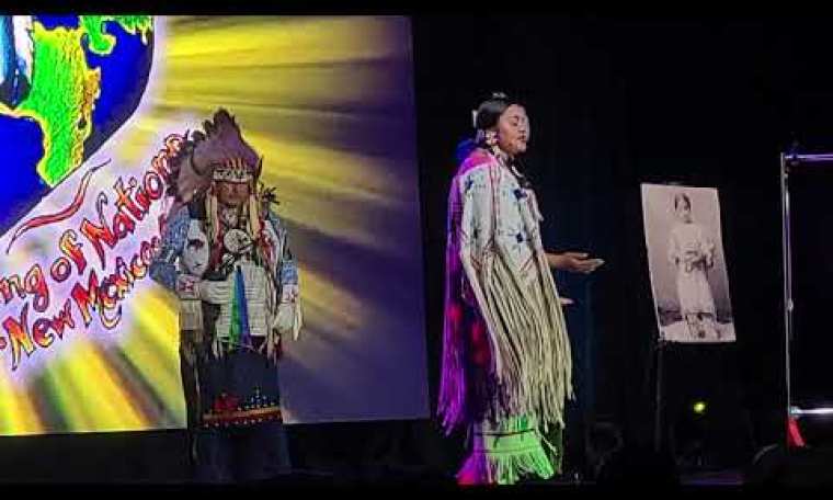 Miss Indian World Pageant – Gathering of Nations 2022 – Contestant No. 1 Tashina Red Hawk – Miss Indian World Pageant – Gathering of Nations 2022 – Contestant No. 1 Tashina Red Hawk –