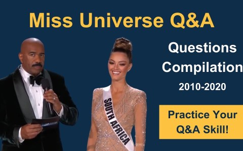 Practice Your Beauty Pageant Q&A Skill! – Miss Universe 2010-2020 Questions Compilation Practice Your Beauty Pageant Q&A Skill! – Miss Universe 2010-2020 Questions Compilation