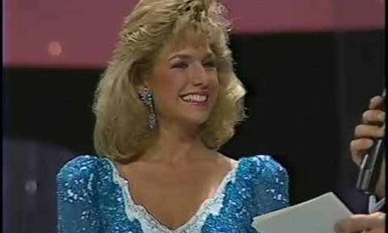 Miss America Pageant 1989(Sept 1988) Preliminary Gown & Swimsuit Miss America Pageant 1989(Sept 1988) Preliminary Gown & Swimsuit