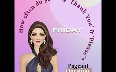The Tiara Pageant Question: How often do you say ‘Thank You’ & ‘Please’?#thankyou #please The Tiara Pageant Question: How often do you say ‘Thank You’ & ‘Please’?#thankyou #please