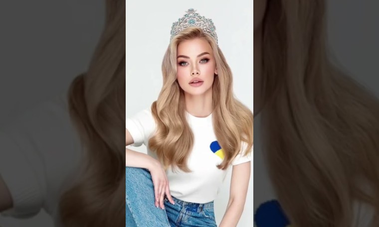 Miss Ukraine rejected standing beside Miss Russia Miss Ukraine rejected standing beside Miss Russia