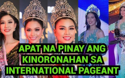 WOW! APAT NA PINAY ANG NAKASUNGKIT NG KORONA SA INTERNATIONAL PAGEANT WOW! APAT NA PINAY ANG NAKASUNGKIT NG KORONA SA INTERNATIONAL PAGEANT