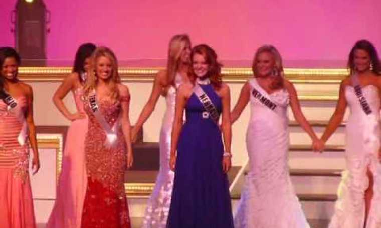 Top Five at 2010 Miss High School America Pageant Top Five at 2010 Miss High School America Pageant