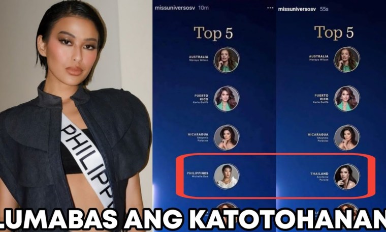 BUONG KATOTOHANAN sa RESULTA NG TOP 5 PINALITAN NI MISS THAILAND ANG PHILIPPINES sa PWESTO! BUONG KATOTOHANAN sa RESULTA NG TOP 5 PINALITAN NI MISS THAILAND ANG PHILIPPINES sa PWESTO!