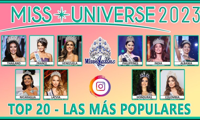 Miss Universe 2023 – Top 20 / Las Más Populares Miss Universe 2023 – Top 20 / Las Más Populares