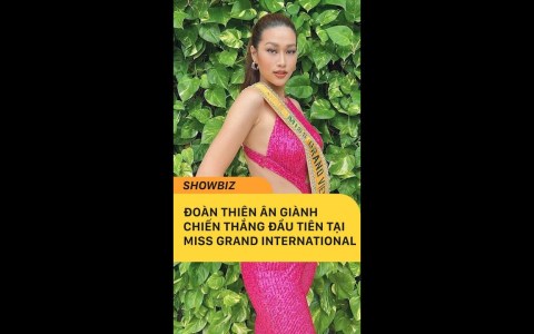 Đoàn Thiên Ân giành chiến thắng đầu tiên tại Miss Grand International #shorts Đoàn Thiên Ân giành chiến thắng đầu tiên tại Miss Grand International #shorts